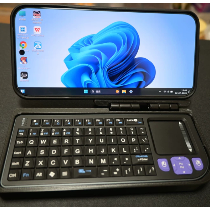 Laptop Accessories All In One - Miritz K809 Mini Kablosuz Klavye, Dokunmatik