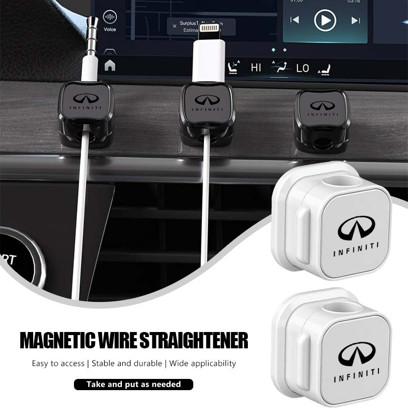 Cable Management Bag - Infiniti Kablo Düzenleyici Yönetim Manyetik Klipsleri