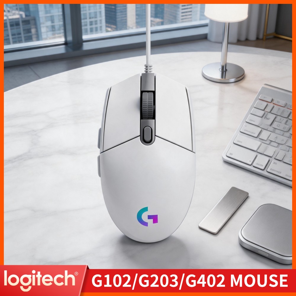Logitech Mouse G203 - Logitech G203 Kablolu Oyun Mouse'u Tak-Çalıştır
