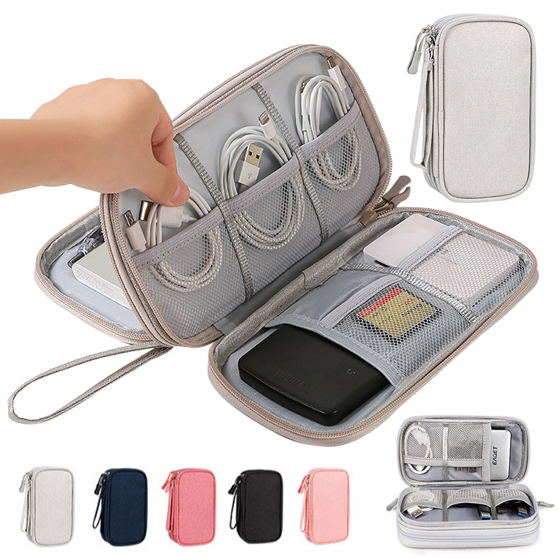 Cable Management Bag - Çok Renkli Taşınabilir Seyahat Dijital Saklama