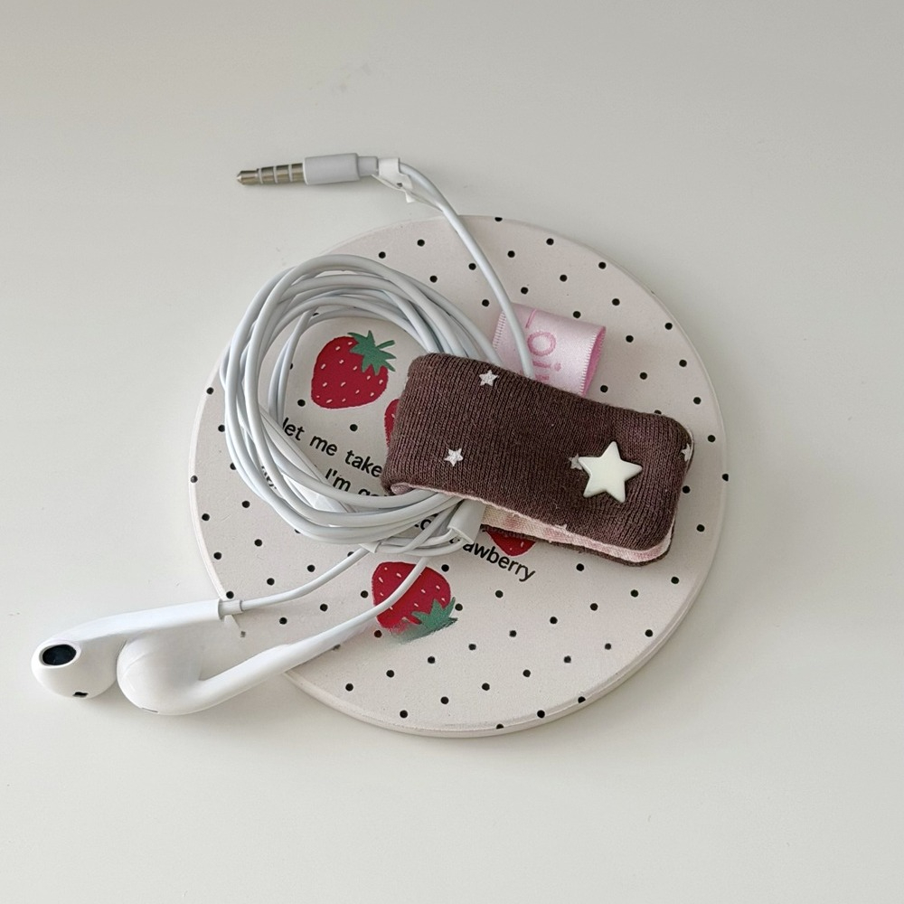 Sevimli Çilek Kore Y2K Kulaklı - Cable Management Bag incelemesi ve fiyatı
