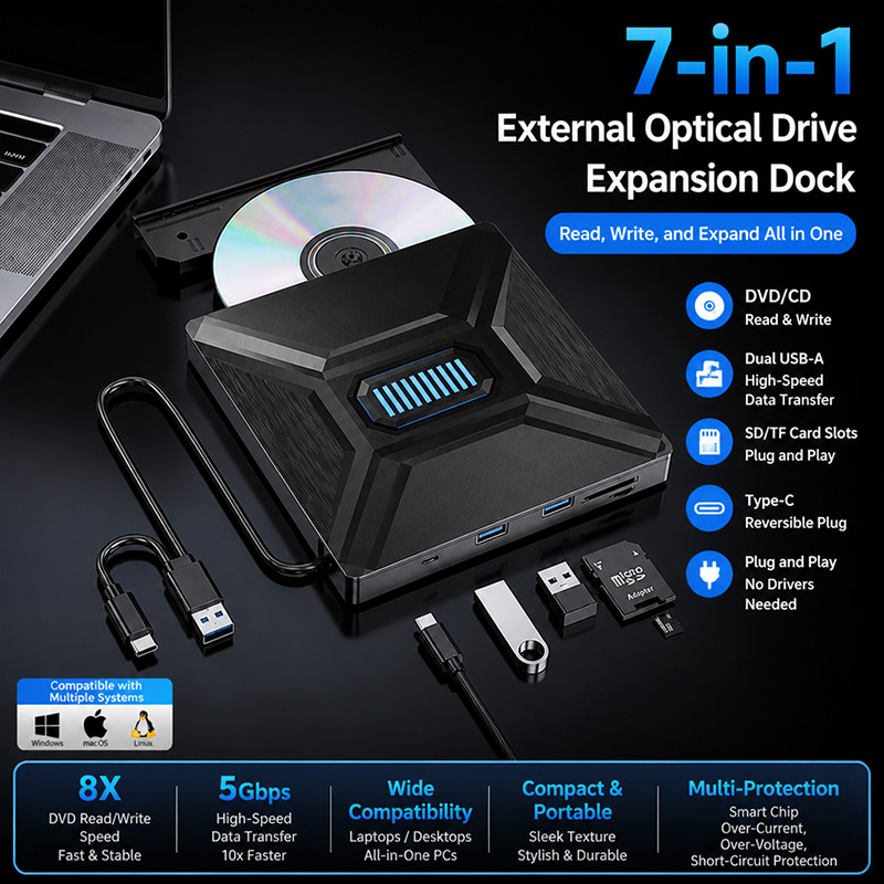 Deepartner Çok Fonksiyonlu DVD - Laptop Accessories Distributor incelemesi ve fiyatı