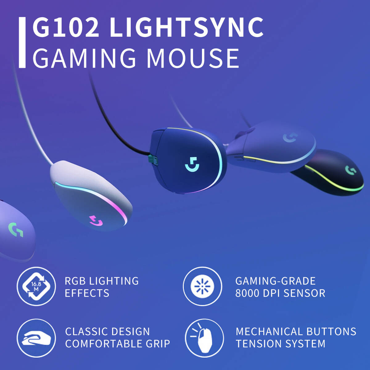 G102 Logitech G203 RGB Oyun Mo - Logitech Mouse G203 incelemesi ve fiyatı