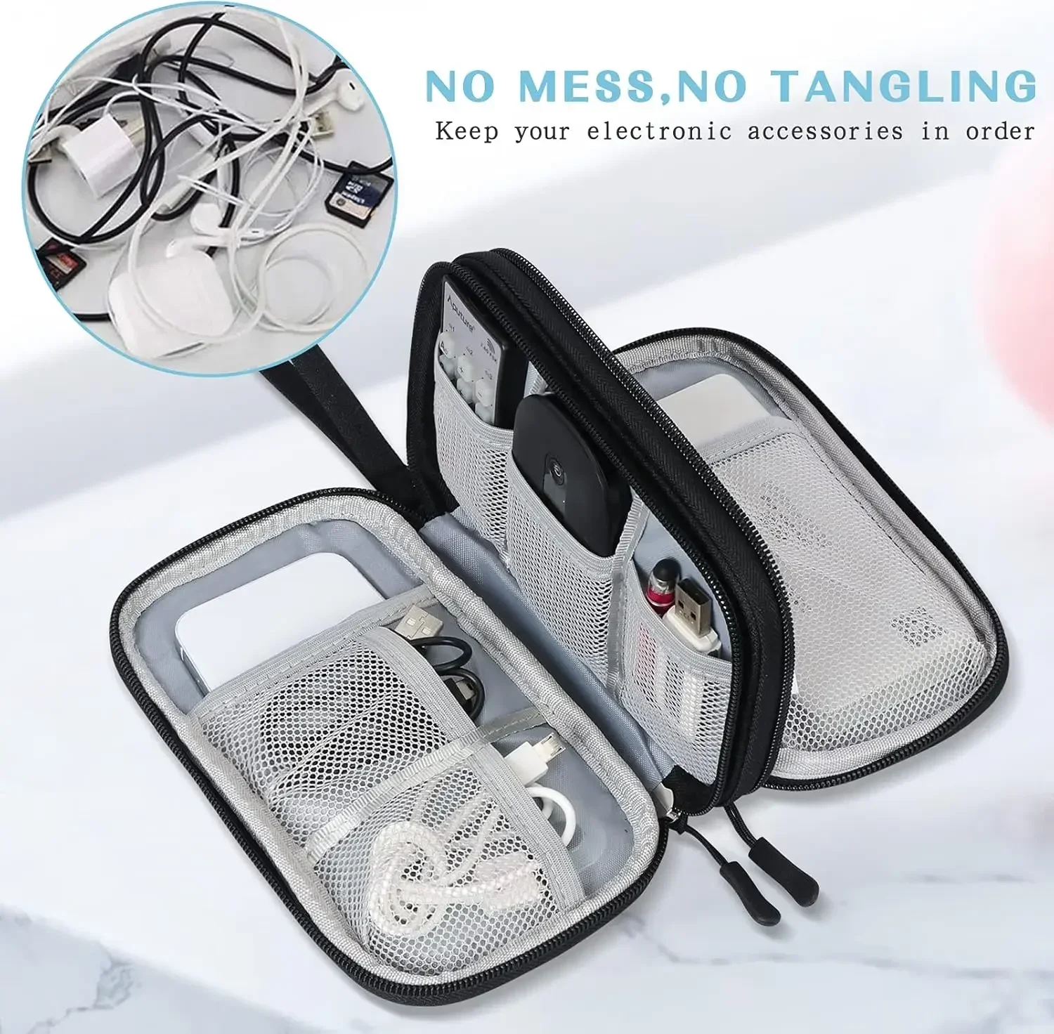 Seyahat Kablo Çantası Taşınabi - Cable Management Bag incelemesi ve fiyatı