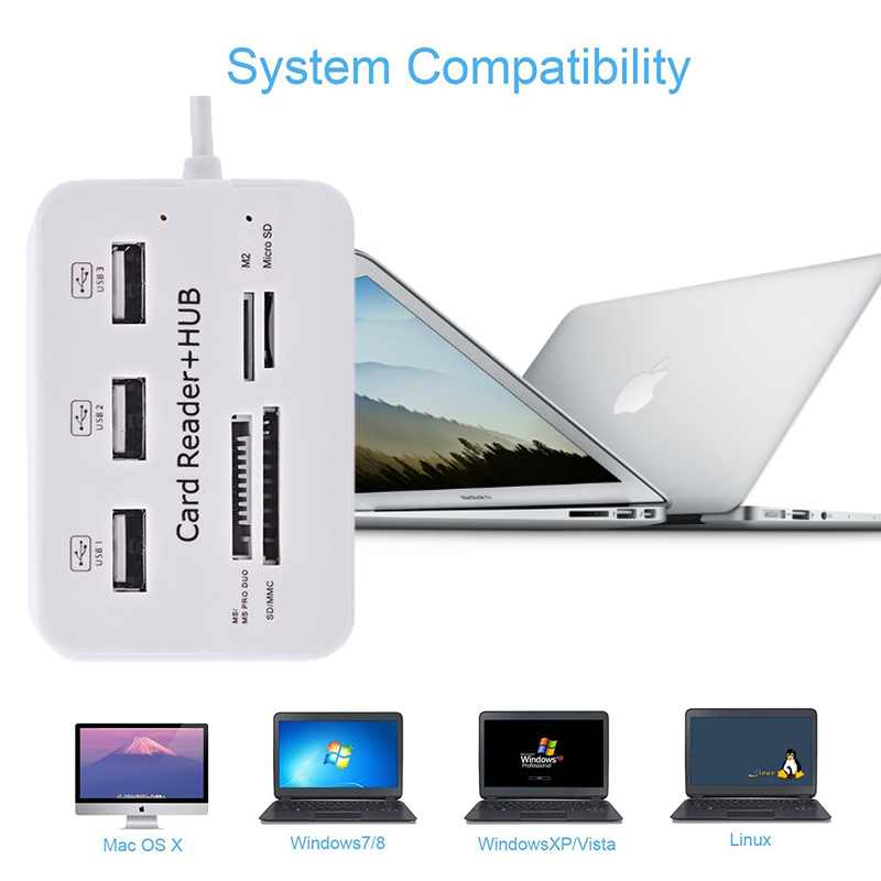 USB Hub 2.0 3 port TF Micro SD - Laptop Accessories All In One incelemesi ve fiyatı
