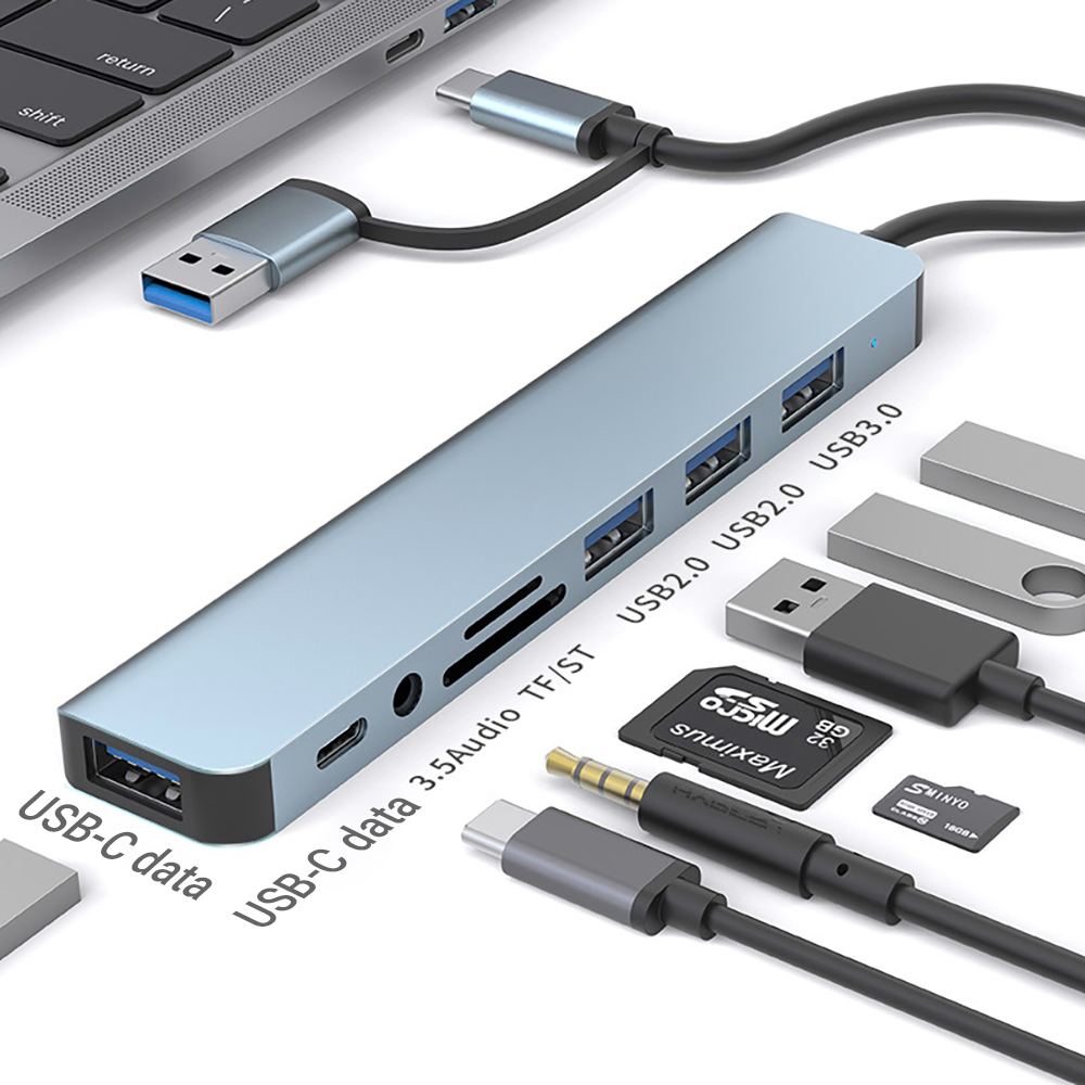 9'u 1 arada Çift Kafalı USB Ba - Laptop Accessories All In One incelemesi ve fiyatı