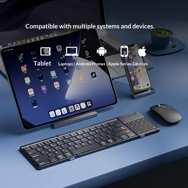 Mengzu Üç Katlı Kablosuz Bluet - Laptop Accessories Distributor incelemesi ve fiyatı