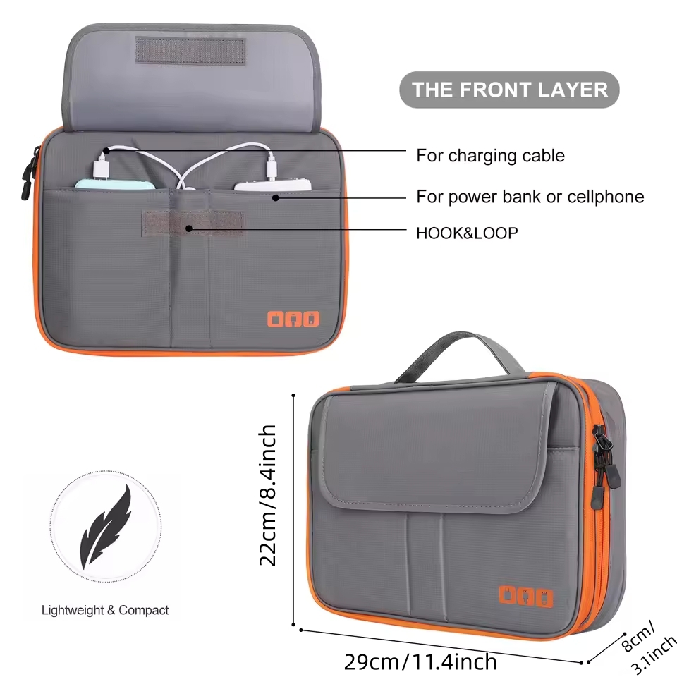 Seyahat Çift Katmanlı Dijital  - Cable Management Bag incelemesi ve fiyatı